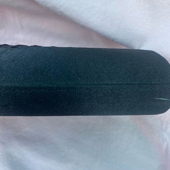 Black Evening Bag Purse Small Clutch Chain Strap​​​​​ - Picture 7 of 10